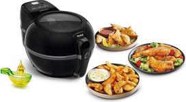 „Tefal FZ7228 ActiFry Extra“ karšto oro keptuvė, 1550 W, talpa 1,2 kg, maišymo rankos sistema, aliejaus reikia labai mažai arba visai nereikia, juodos spalvos