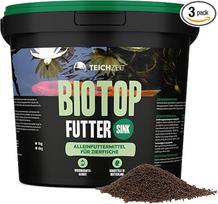 „Teichzeit Biotop Feed Sink“ | Maistas tvenkinio žuvims | Nuskendantis tvenkinio maistas | Maistas sodo tvenkinio žuvims | 3 kg