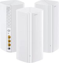 „Tenda Nova MX12“ „Mesh“ WLAN sistema – „AX3000“ „Wi-Fi 6“ dviejų dažnių „Mesh“ rinkinys – rekomenduojama namams su 3–4 miegamaisiais – 9 Gigabito prievadai – pakeičia maršrutizatorių ir kartotuvą – „Ethernet“ jungtis – valdymas per programėlę – 3 vnt. ri