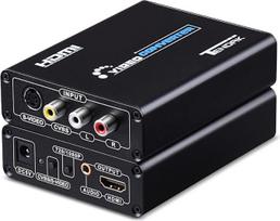 „Tendak Composite“ S-Video AV RCA CVBS į HDMI adapteris, N64 ir PS2 į HDMI keitiklis, palaiko 720p/1080p raišką su 3RCA S-Video kabeliu