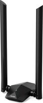 „Tenda U18a“ „Wi-Fi 6“ WLAN raktas, WLAN USB adapteris (AX1800 dviejų dažnių: 5 GHz – 1201Mbps + 2,4 GHz – 574Mbps) 2 × 5 dBi antenos, WPA3, USB 3.0, MU-MIMO, LED, suderinamas su „Windows 10/11“, skirtas kompiuteriui / nešiojamajam kompiuteriui / stacio