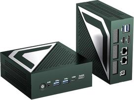 „Thdeukoty AI Mini PC“ su „Ryzen AI 9 HX 370“, 32GB DDR5 RAM, 1 TB NVMe SSD, iki 80 „Tops“ AI našumas, „Radeon 890M“, OCuLink, du 2,5G LAN, USB4, „Wi-Fi 7“, „Bluetooth 5.4“, trys ekranai, 8K, „Windows 11 Pro“