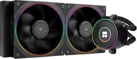 „Thermalright Aqua Elite 240 V5 ARGB“ procesoriaus skysčio aušintuvas, 240 serijos dydis, 2 vnt. TL-S12 PWM ventiliatoriai, skirti AM4/AM5, „Intel LGA115X/1200/1700/1851“, AIO procesoriaus aušintuvas, juodos spalvos
