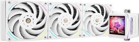 „Thermalright Elite Vision 360 ARGB“ baltas AIO procesoriaus skysčio aušintuvas, IPS LCD ekranas su 320×320 skiriamąja geba, skirtas AM4/AM5/Intel LGA1700/1851, 2,73 colių magnetinis LCD ekranas, skirtas vaizdams rodyti