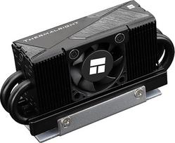 „Thermalright HR10 2280 PRO Black“ SSD aušintuvas, dvipusis aušintuvas su mažu ir greitu PWM ventiliatoriumi, terminė silikoninė pagalvėlė, skirta 2280 SSD kompiuteriams, stacionarių kompiuterių aukštos kokybės SSD aušintuvas