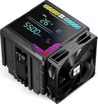 „Thermalright Peerless Assassin 140 Digital Black“ procesoriaus aušintuvas su dviem bokštais ir dviem ventiliatoriais, ARGB skaitmeninis ekranas viršutiniame dangtelyje, skirtas AM4/AM5, „Intel LGA1851/1700/115X/1200/2011“