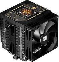 „Thermalright Peerless Assassin 120 Vision“ procesoriaus aušinimo ventiliatorius, kompiuterio aušintuvas su 6 šilumvamzdžiais ir 2,8 colio magnetiniu ekranu, kurio skiriamoji geba 320x240, skirtas AM4/AM5, „Intel LGA1700/1851/115x“ – juodos spalvos