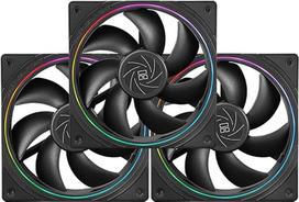 „Thermalright TL-S12“ procesoriaus aušinimo ventiliatorius, 120 mm korpuso ventiliatorius su ARGB apšvietimo efektu, kompiuterio PWM ventiliatorius, kurio sukimosi greitis – 1500 apsisukimų per minutę, procesoriaus aušinimo ventiliatorius, juodos spalvos