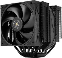 „Thermalright-TR Royal Pretor 130 Black“ procesoriaus oro aušintuvas, aušintuvas su dviem bokštais ir 6 šilumvamzdžiais bei dviem PWM ventiliatoriais, stalinio kompiuterio aušintuvas, skirtas „Intel 1700/1851/2011/115X/1200“, AM5