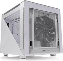 „Thermaltake Divider 200 TG Snow“ | „Micro ATX“ kompiuterio korpusas | 3 grūdinto 3 mm stiklo šoniniai skydai | Balta