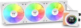 „Thermaltake LB360‑S ARGB Sync“ | 360 mm AIO vandens aušinimo sistema | Segmentinis LCD ekranas | Vienas 120 mm ARGB PWM ventiliatorius | Medžio tekstūros dizainas | Aukštas aušinimo našumas | Tylus veikimas | (Balta)