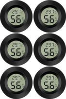 „Thlevel“ mini LCD skaitmeninis termometras, temperatūros ir drėgmės matuoklis, higrometras | Kambarinis termometras, skirtas šiltnamiui ir svetainei, 6 vnt.