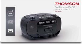 „Thomson RK200CD“ – nešiojamas grotuvas – CD, kasetė