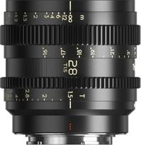 „Thypoch Simera-C“ 28 mm T1.5 „E-Mount“ kino objektyvas, skirtas „Sony“ fotoaparatams, pilno formato ir APS-C jutikliams, šviesus plačiakampis objektyvas su rankiniu fokusavimu, 8K vaizdo įrašymas, kinematografinis „bokeh“ efektas, idealiai tinka filmams,