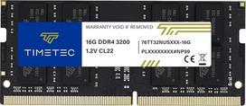 „Timetec“ 16GB DDR4 3200 MHz (PC4-3200AA) PC4-25600 SODIMM – Ne-ECC, be buferio, 260 kontaktų, 1,2 V, CL22 atminties modulis, skirtas nešiojamiesiems kompiuteriams, mini kompiuteriams ir „viskas viename“ kompiuteriams