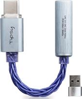 „Tipsy Turbo 3“ USB-C į 3,5 mm Hi-Fi DAC adapteris, dvigubas DAC CX31993+MAX97220, suderinamas su „iPhone 16/17“ (USB-C), „Samsung“/„Pixel“, „iPad“, „Android“ įrenginiais ir nešiojamaisiais kompiuteriais