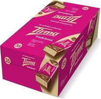 „Tirma“ vaflių batonėliai su pieniniu šokoladu | 35 vnt., 752,5 g | Švelnus grietinėlės įdaras | Be GMO | Tinka vegetarams | Atskirai supakuoti | Užkandis kelionei