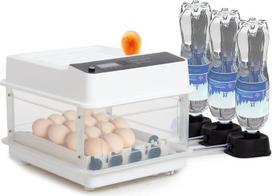 „Todeco“ visiškai automatinis inkubatorius, skirtas 15 kiaušiniams, su temperatūros reguliavimu | Automatinis kiaušinių apverčimas, automatinis drėkinimas, LED kiaušinių šildytuvas, dvigubas maitinimo šaltinis, skirtas naminiams paukščiams