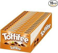 „Toffifee“ saldainiai su lazdyno riešutais ir karamele – 15 x 125 g | Šokoladas su skrudintais lazdyno riešutais, karamelės įdaru, nuga kremu ir šokoladu – puikiai tinka dalytis su šeima ir draugais