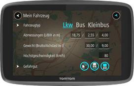 „TomTom GO Professional 620“ navigacijos įrenginys sunkvežimiams, furgonams ir autobusams (atnaujinimai per „Wi-Fi“, 15,24 cm (6 coliai), 50 000 POI, išmaniųjų telefonų pranešimai, neriboti žemėlapių atnaujinimai (Europa), neribota eismo informacija ir gr