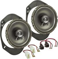 „tomzz Audio“ 4015-000 TA16.5-Pro garsiakalbių montavimo rinkinys, suderinamas su „Ford Fiesta“, „KA“, „Focus“ ir „Mondeo“ modeliais; 165 mm koaksialinė sistema