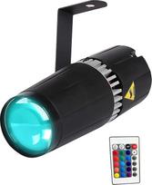 „Tom“ LED 9 W RGB „3-in-1“ prožektorius, scenos apšvietimas, su infraraudonųjų spindulių nuotolinio valdymo pultu