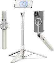„Toneof“ 173 cm magnetinis mobiliojo telefono trikojis „selfie“ lazdele „MagSafe“ | Ištraukiamas vienkojo stovo trikojis išmaniesiems telefonams su nuotolinio valdymo pultu, magnetinis aliuminio mobiliojo telefono laikiklis, 360° pasukamas trikojis „iPhon