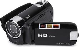 „Topiky“ HD skaitmeninė vaizdo kamera, nešiojama vlogų filmavimo kamera, 1080p, 16 MP, 2,7 colio LCD ekranas, pasisukantis 270 laipsnių kampu, 16 kartų skaitmeninis priartinimas, DV vaizdo kamera, palaiko „selfie“ ir serijinę fotografiją