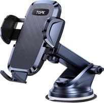 „TOPK“ telefono laikiklis, skirtas montuoti ant automobilio prietaisų skydelio ir priekinio stiklo, tinka įvairių modelių automobiliams. 360° pasukamas mobiliojo telefono laikiklis, pritaikytas visiems mobiliesiems telefonams