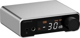„Topping DX1 II“ žaidimų Hi-Fi DAC ausinių stiprintuvas – ES9039Q2M dekoderis, 1000 mW × 2, visiškai subalansuotas ausinių stiprintuvas-pirmtakas, suderinamas su žaidimų ausinėmis (sidabrinis)