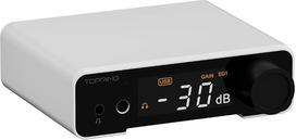 „Topping DX1 II“ žaidimų ir Hi-Fi DAC ausinių stiprintuvas – ES9039Q2M dekoderis, 1000 mW × 2, visiškai subalansuotas ausinių stiprintuvas-preamplifikatorius, suderinamas su žaidimų ausinėmis (baltas)