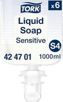 „Tork Sensitive“ skystas muilas S4, 6 vnt. po 1000 ml, 424701