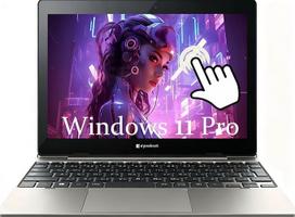 „Toshiba Dynabook K50“ 2-in-1 nešiojamasis kompiuteris su jutikliniu ekranu, 10,1 colio (1280 x 800) ekranas, „Intel Celeron N4020“, 4GB RAM, 64GB SSD, plonas ir lengvas, internetinė kamera, „Windows 11 Pro“ (atnaujintas)