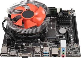 „Tosuny B75“ trifazė pagrindinė plokštė su procesoriaus komplektu ir ventiliatoriumi: I5 3470, DDR3 dvikanalis, LGA 1155, PCIe, M.2 NVMe/NGFF, SATA, USB 2.0/3.0, RJ45, VGA ir HDMI