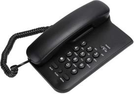 „Tosuny“ fiksuotojo ryšio telefonas, KX-T3026CID bevielis telefonas, skirtas namų biurui ar viešbučiui, su pakartotinio skambinimo ir garso išjungimo mygtukais, ilgaamžis (juodos spalvos)