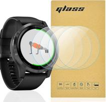 „Totill“ 4 vnt. ekrano apsaugų rinkinys, suderinamas su „Garmin Vivoactive 4s“, 99,99 % HD ryškumas, 9H kietumas, aukščiausios kokybės apsauginė plėvelė, grūdintas stiklas, atsparus smūgiams ir įbrėžimams