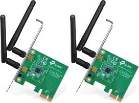 „TP-Link Archer TL-WN881ND“ „Wi-Fi 5“ WLAN PCIe tinklo plokštė su „Bluetooth 4.2“ (867Mbps 5 GHz, 300Mbps 2,4 GHz, 2 nuimamos antenos, suderinama su „Windows 11/10/8.1/8/7“) (2 vnt. rinkinys)