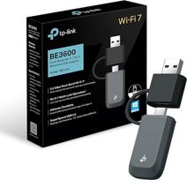 „TP-Link Archer TBE230U“ „Wi-Fi 7“ belaidžio tinklo raktas kompiuteriui, USB-C/A belaidžio tinklo adapteris BE3600, dviejų dažnių, MU-MIMO, WPA3, USB 3.0, suderinamas tik su „Windows 10/11“