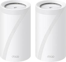 „TP-Link Deco BE85“ „Wi-Fi 7“ tinklo rinkinys, „BE19000“ trijų dažnių maršrutizatorius ir kartotuvas (10Gbps Ethernet/šviesolaidžio prievadas, 19Gbps „Wi-Fi“ greitis, WPA3, 320 MHz kanalai, 6 GHz)