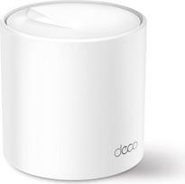 „TP-Link Deco X50 AX3000“ „Mesh“ Wi-Fi rinkinys, 1 vnt., „Wi-Fi 6“, dviejų dažnių maršrutizatorius ir kartotuvas, 3 Gigabit prievadai, papildomas įrenginys, rekomenduojamas namams su 1–2 miegamaisiais, išsami tėvų kontrolė, WPA3