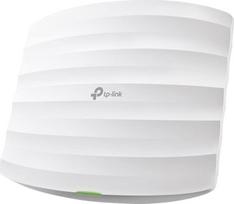 „TP-Link EAP245 V3 AC1750“ belaidžio tinklo prieigos taškas (dviejų dažnių, 1750Mbps, su MU-MIMO technologija, profesionalus dizainas, skirtas labai dideliam veikimo nuotoliui, tinka montuoti ant sienos ir lubų, palaiko 802.3af PoE) baltas