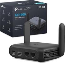 „TP-Link“ TL-WR1512X „Wi-Fi 6“ kelioninis WLAN maršrutizatorius AX1500, dviejų dažnių prieiga | „Wi-Fi“ kelioninis maršrutizatorius 6. Kišeninis dydis. Įvairūs naudojimo režimai. Maitinimas per USB. Valdymas per programėlę „Tether Control“