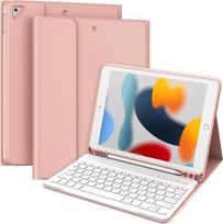 „TQQ“ klaviatūros dėklas, skirtas „iPad“ 10,2 colių (9-osios, 8-osios ir 7-osios kartos) modeliams, „iPad Air“ 3-osios kartos ir „iPad Pro“ 10,5 colių modeliams, įkraunama ir nuimama „Bluetooth“ klaviatūra, vokiškas „QWERTZ“ išdėstymas