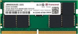 „Transcend JetRam“ 32GB DDR5 4800 SO-DIMM nešiojamojo kompiuterio RAM CL40 1,1 V 2Rx8 nebuferinė nešiojamojo kompiuterio atmintis