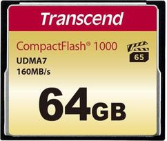 „Transcend“ 64GB „Compact Flash“ 1000x atminties kortelė