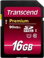 „Transcend“ TS16GSDU1 16GB SDHC atminties kortelė, UHS-I, 10 klasė, duomenų perdavimo sparta 90MB/s (maks.)