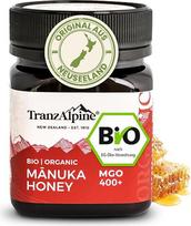 „TranzAlpine“ ekologiškas sertifikuotas manukos medus, 250 g – MGO 400+