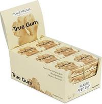 „True Gum 24“ ekspozicinis rinkinys „Imbieras ir ciberžolė“, kramtomoji guma be plastiko, biologiškai skaidoma, veganiška, 24 x 21 g, 504 g