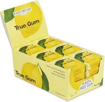 „True Gum 24“ pakuotė: CITRINA | Kramtomoji guma be plastiko | Biologiškai skaidoma | Veganiška | 24 x 21 g, 504 g