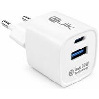 Quik Accessories QG-322 GaN USB-C / USB Charger 30W QG-322